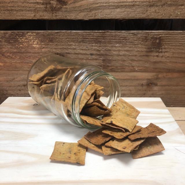 Mad Lab Crackers salés "back to black" olives noires BIO - 150g - ANTIGASPI vrac-zero-dechet-ecolo-lille-pilaterie