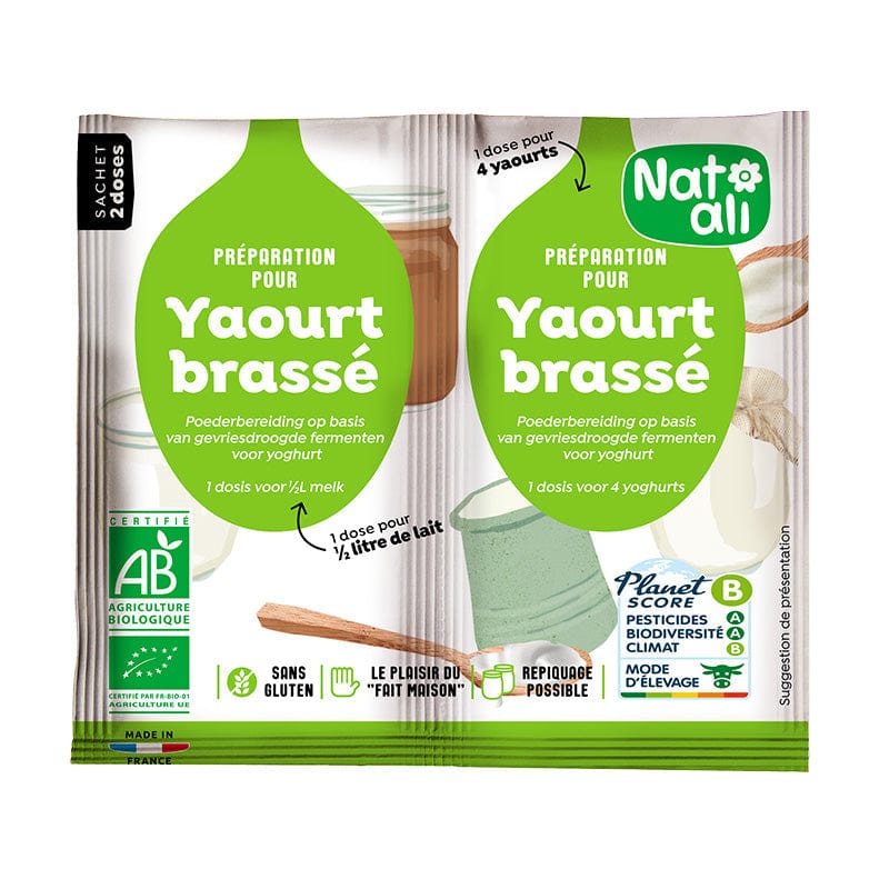 Natali Ferment Yaourt brassé BIO - sachet 2x6g vrac-zero-dechet-ecolo-lille-pilaterie