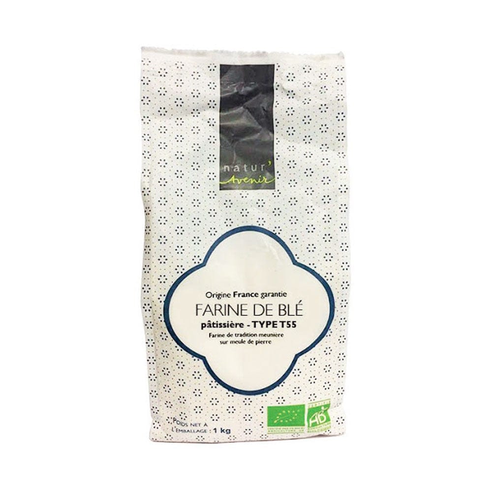 Natur'Avenir Farine de blé blanche T55 BIO - 1kg vrac-zero-dechet-ecolo-lille-pilaterie