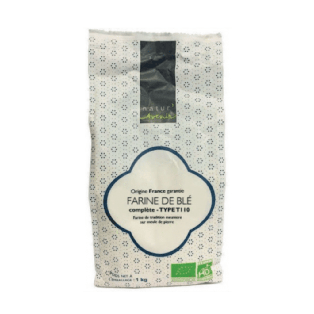 Natur'Avenir Farine de blé complète T110 BIO - 1kg vrac-zero-dechet-ecolo-lille-pilaterie
