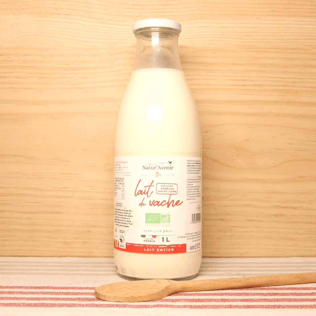 Natur'Avenir Lait entier stérilisé BIO - 1L vrac-zero-dechet-ecolo-lille-pilaterie