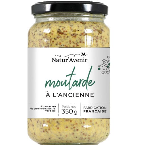 Natur'Avenir Moutarde à l'ancienne BIO - 350g vrac-zero-dechet-ecolo-lille-pilaterie