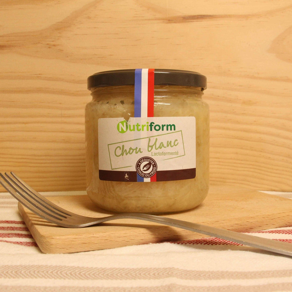 Nutriform Chou blanc lacto-fermenté BIO - 340g net égoutté vrac-zero-dechet-ecolo-lille-pilaterie