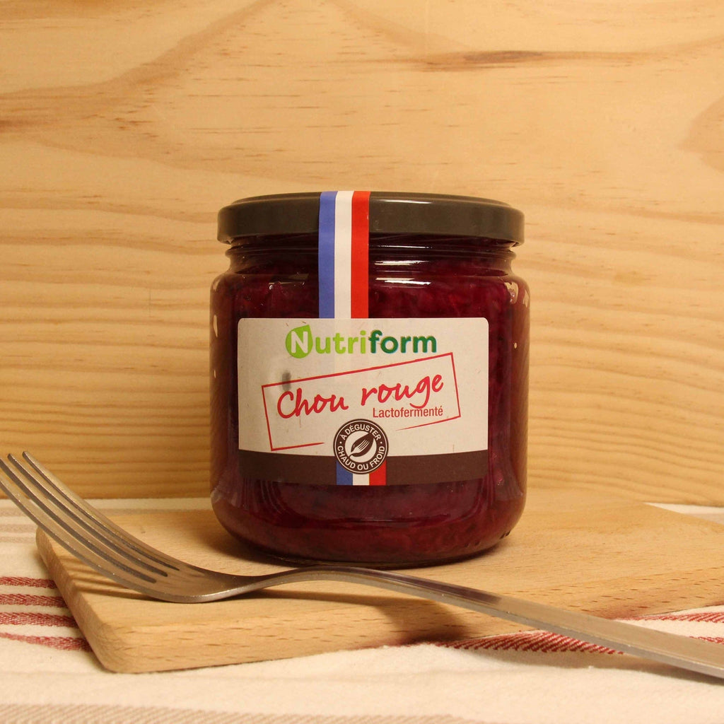 Nutriform Chou rouge lacto-fermenté BIO - 300g net égoutté vrac-zero-dechet-ecolo-lille-pilaterie
