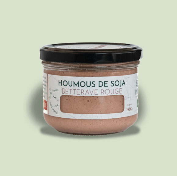 Payzan Houmous de soja betterave rouge BIO - 190g - ANTIGASPI vrac-zero-dechet-ecolo-lille-pilaterie