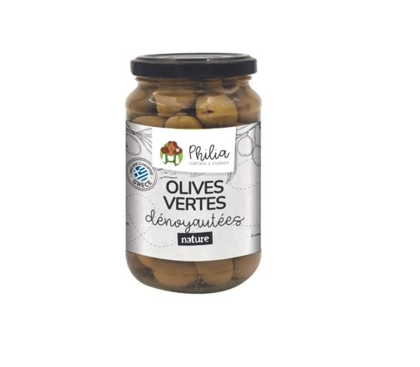 Philia Olives vertes dénoyautées BIO - 160g net égoutté vrac-zero-dechet-ecolo-lille-pilaterie