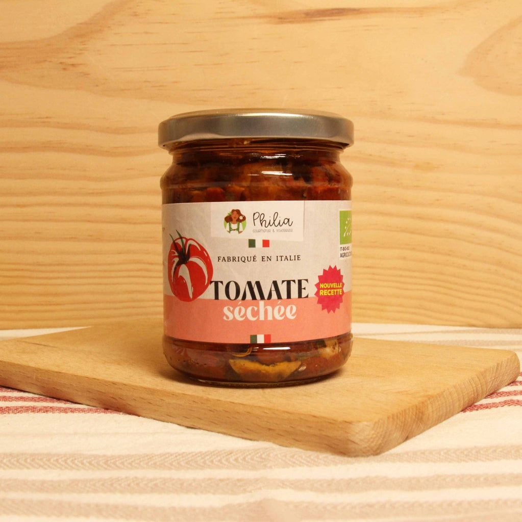 Philia Tomates séchées à l'huile d'olive BIO - 190g net égoutté vrac-zero-dechet-ecolo-lille-pilaterie