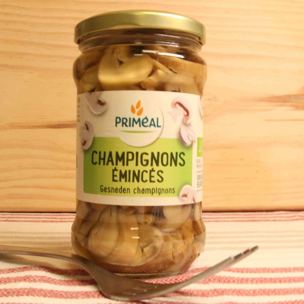 Priméal Champignons de Paris émincés BIO - 170g net égoutté vrac-zero-dechet-ecolo-lille-pilaterie