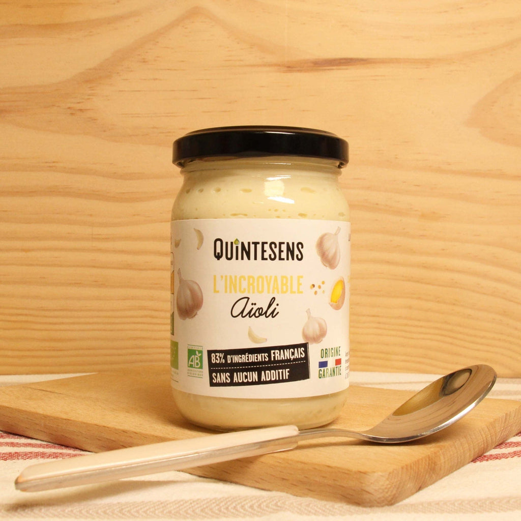 Quintesens Sauce Aïoli BIO - 180g vrac-zero-dechet-ecolo-lille-pilaterie
