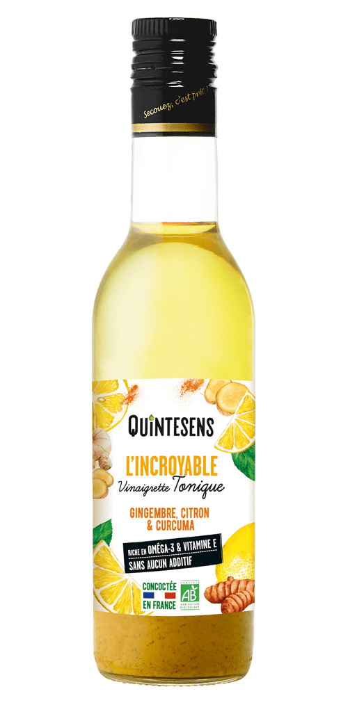 Quintesens Vinaigrette Tonique curcuma gingembre BIO - 36cl - ANTIGASPI vrac-zero-dechet-ecolo-lille-pilaterie