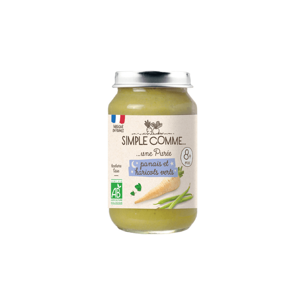 Simple comme Pot bébé 8 mois panais haricot vert BIO - 200g vrac-zero-dechet-ecolo-lille-pilaterie