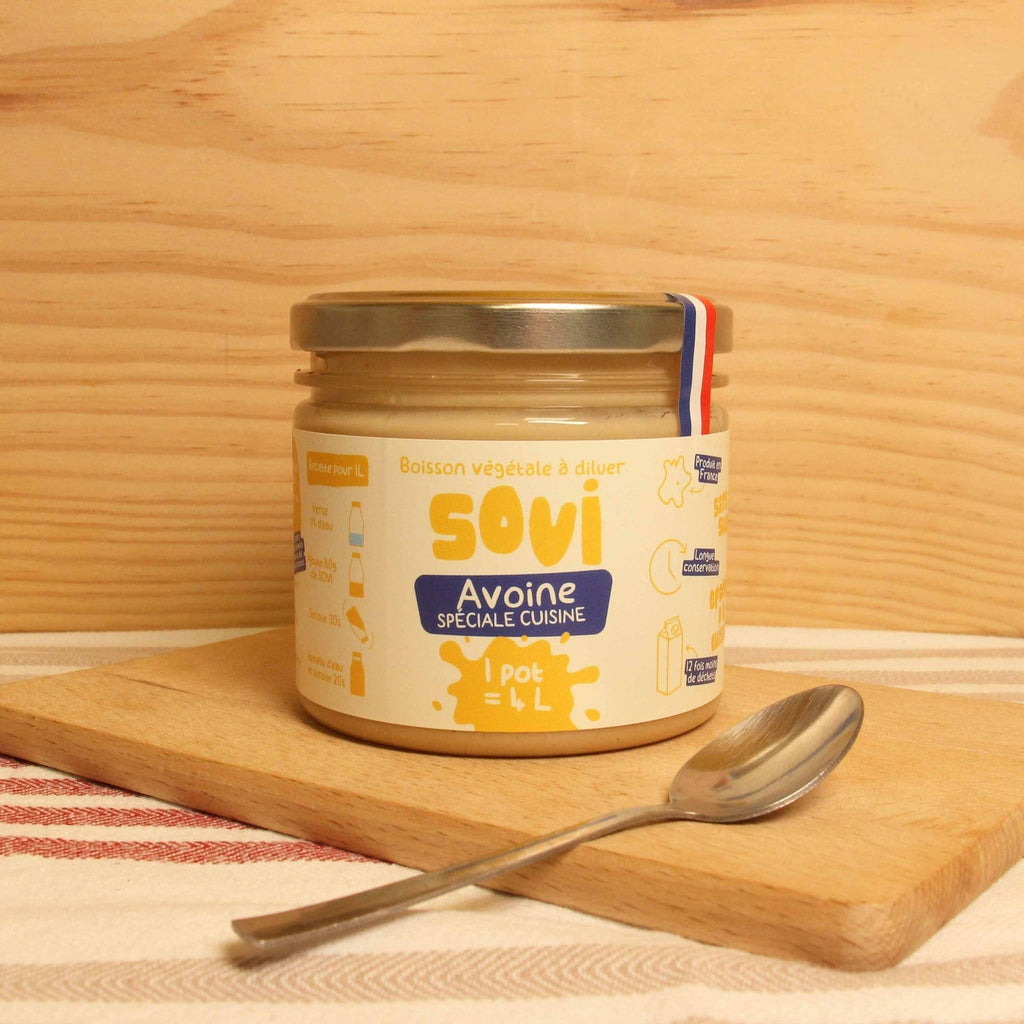 Sovi Boisson végétale avoine cuisine BIO - 1 pot de 320g = 4L vrac-zero-dechet-ecolo-lille-pilaterie