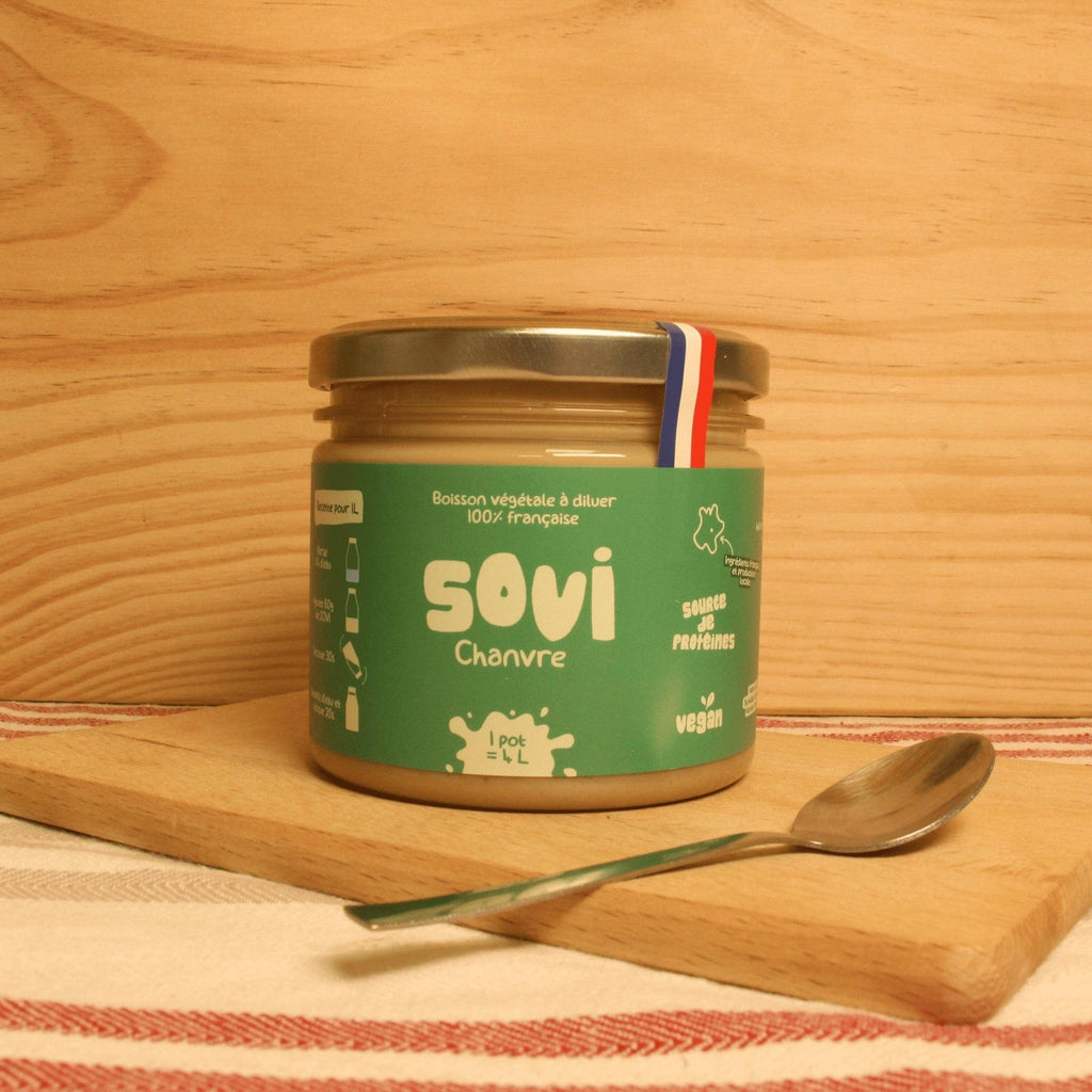 Sovi Boisson végétale chanvre BIO - 1 pot de 320g = 4L vrac-zero-dechet-ecolo-lille-pilaterie