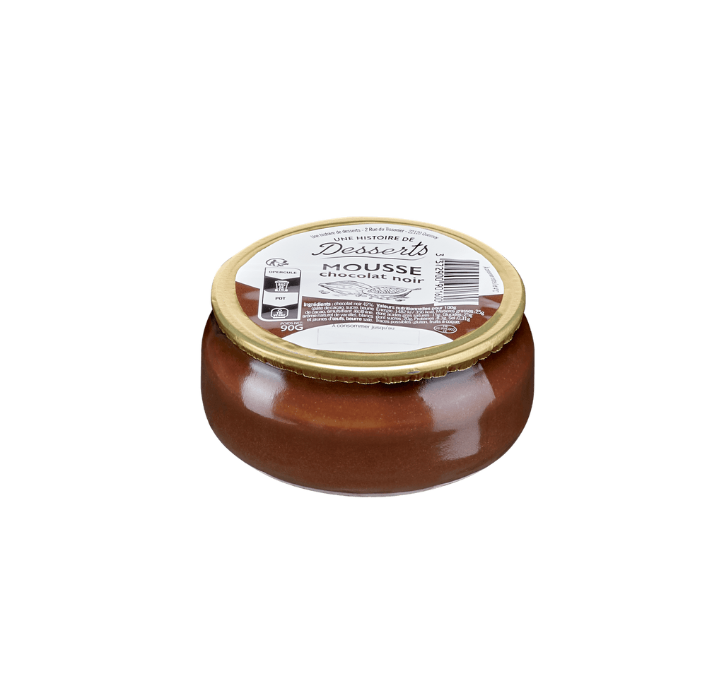 Une histoire de desserts - Marie Morin Mousse au chocolat noir - 90g - ANTIGASPI vrac-zero-dechet-ecolo-lille-pilaterie