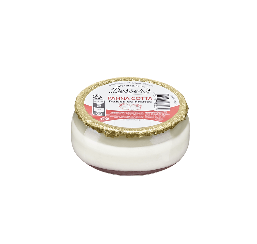 Une histoire de desserts - Marie Morin Panna cotta à la fraise - 120g vrac-zero-dechet-ecolo-lille-pilaterie