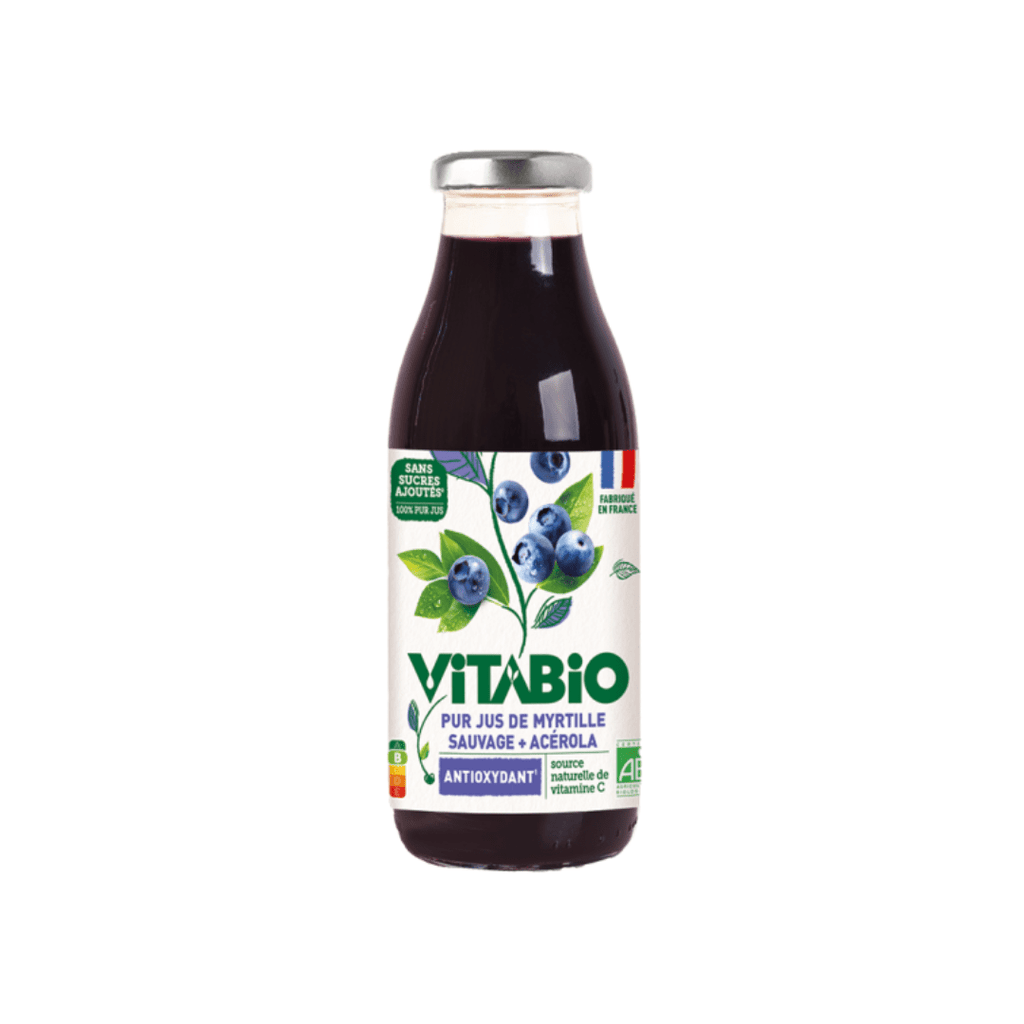 Vitabio Pur jus de Myrtille Sauvage - ANTIOXYDANT- 50cl vrac-zero-dechet-ecolo-lille-pilaterie