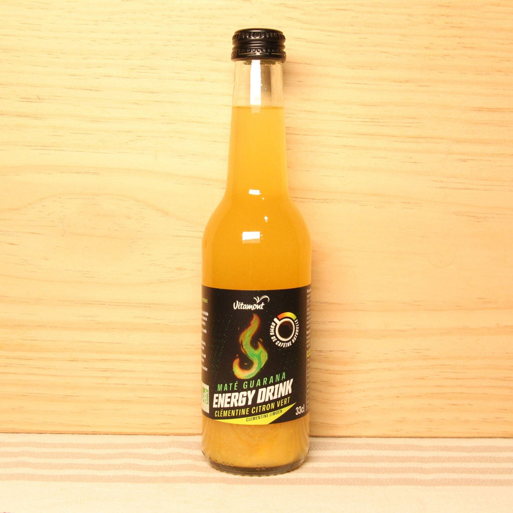 Vitamont Energy Drink BIO - Clémentine Citron vert - 33cl - ANTIGASPI vrac-zero-dechet-ecolo-lille-pilaterie