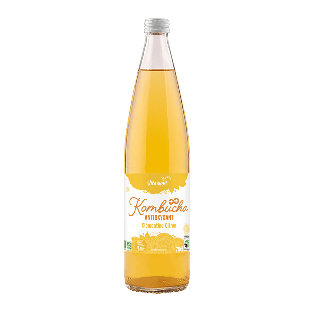 Vitamont Kombucha clémentine citron BIO - ANTIOXYDANT - 75cl vrac-zero-dechet-ecolo-lille-pilaterie