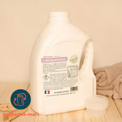 Lessive Liquide Hypoallergenique 2l Bulle Verte - Le Colibri, boutique en  ligne