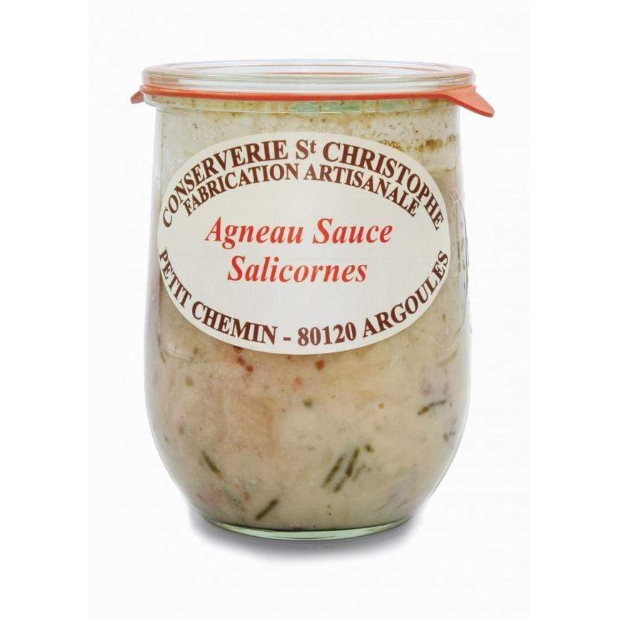 Conserverie Saint Christophe Agneau Sauce Salicornes - 900g vrac-zero-dechet-ecolo-lille-pilaterie