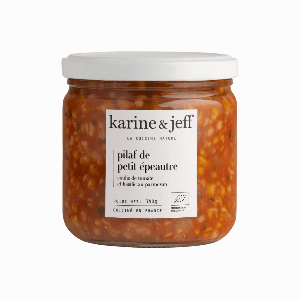 Karine & Jeff Pilaf de petit épeautre - coulis de tomate - 340g vrac-zero-dechet-ecolo-lille-pilaterie
