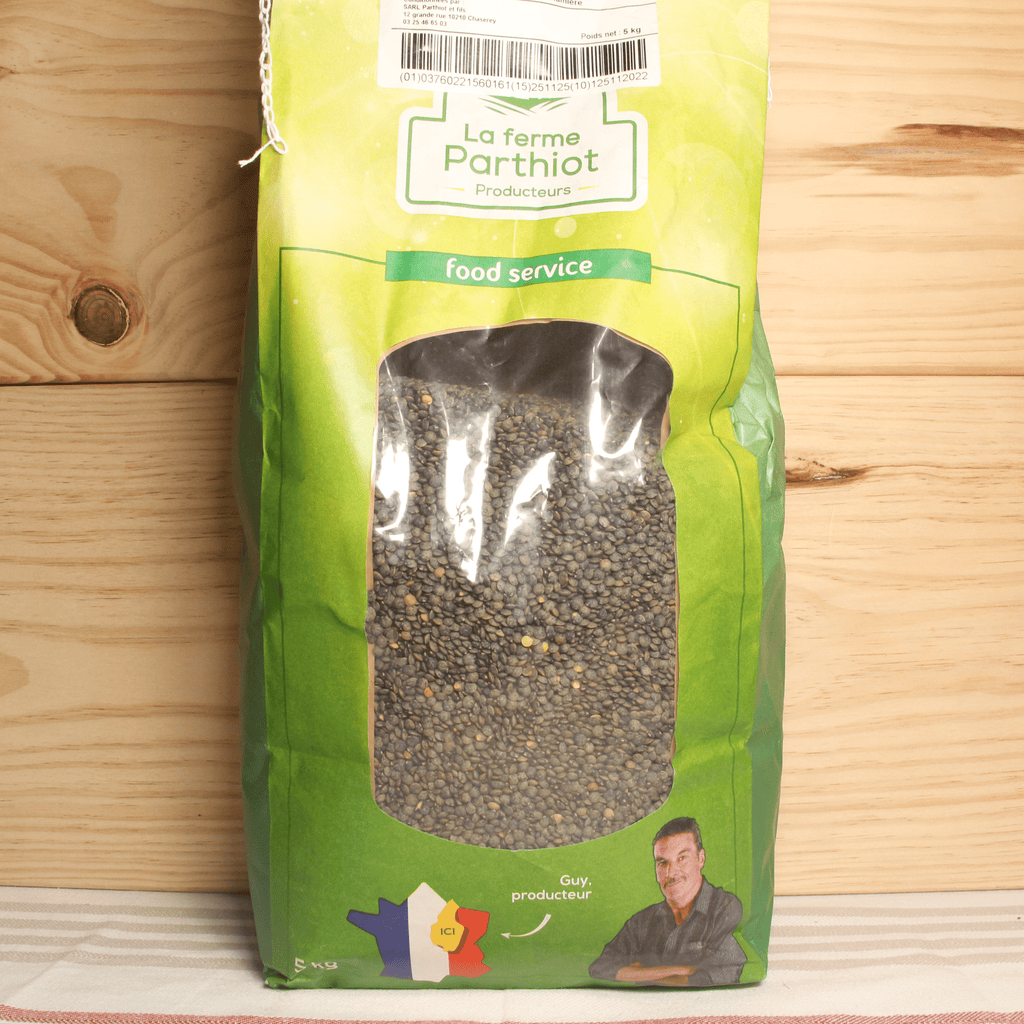 La Ferme Parthiot Lentilles vertes de France - 5kg vrac-zero-dechet-ecolo-lille-pilaterie