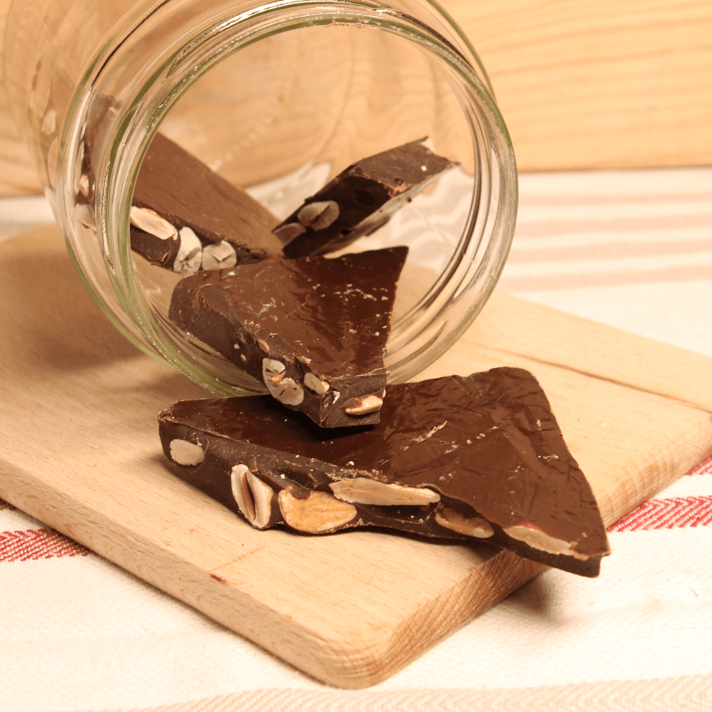Maison Schaal Tablette chocolat noir - Eclats d'amandes - 100g PRIX vrac-zero-dechet-ecolo-lille-pilaterie